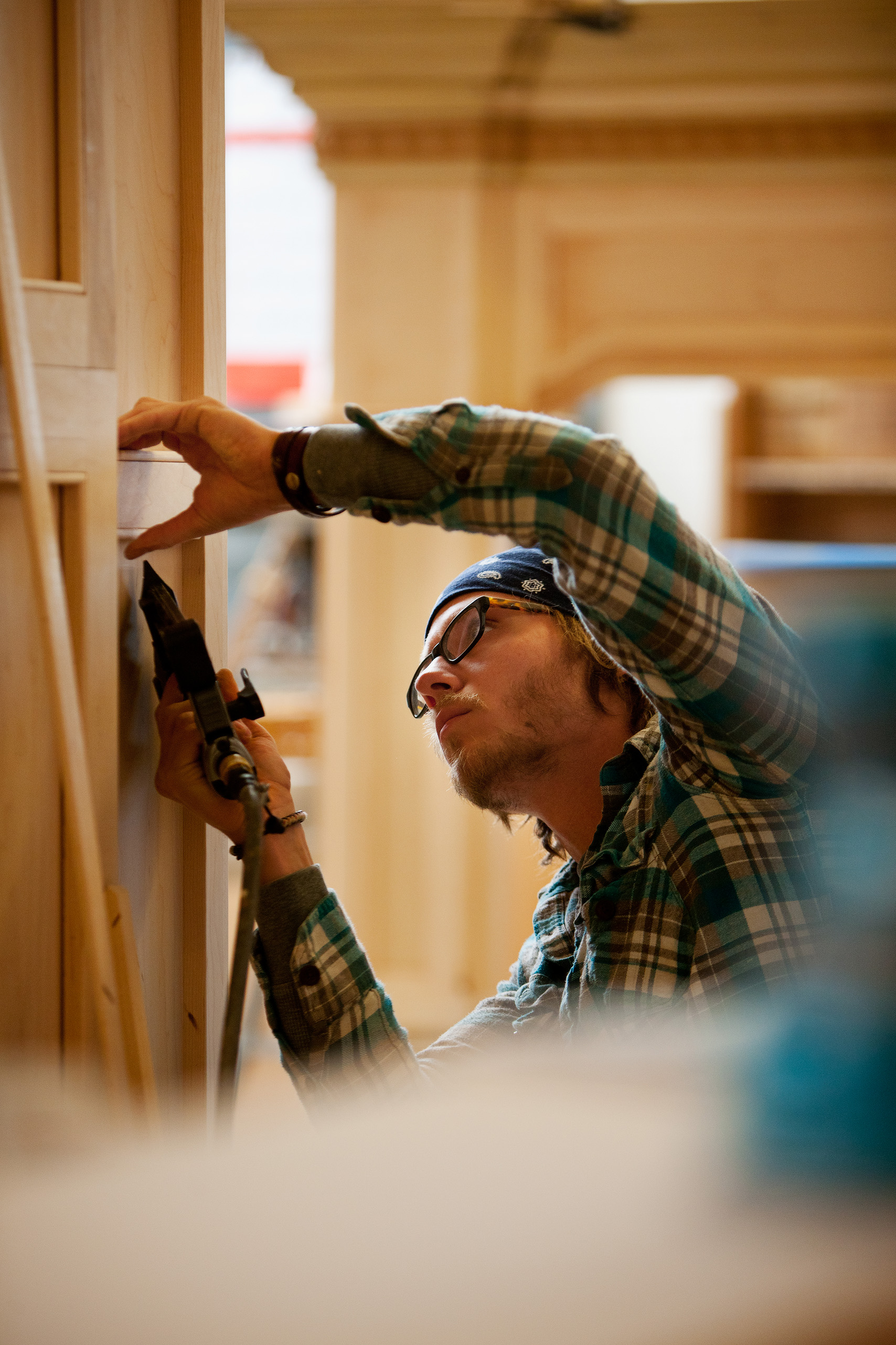 Cabinet Maker Working