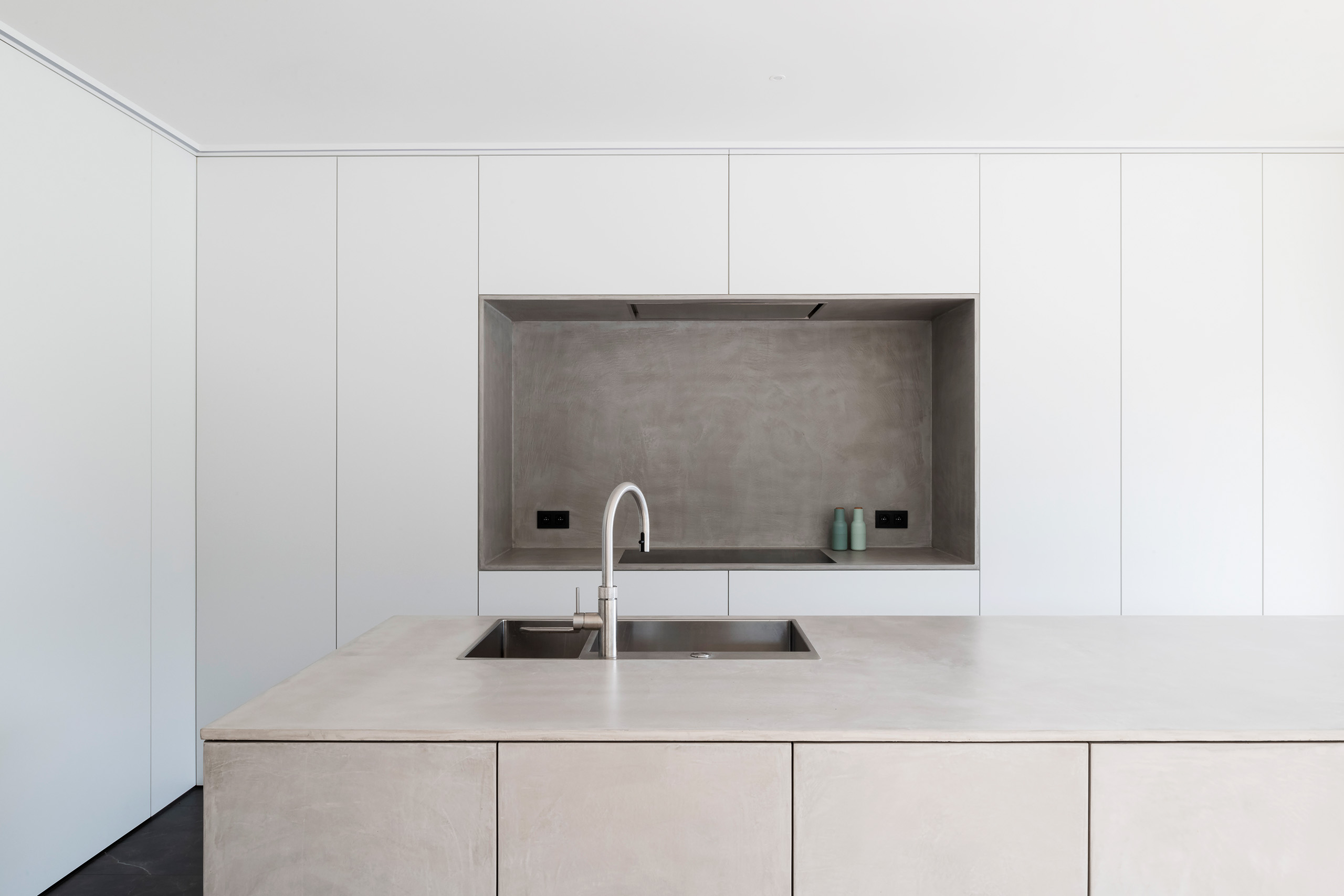 Minimalist Kitchen with Island